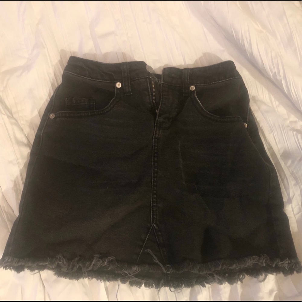 wild fable jean skirt